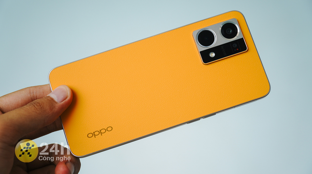 Mặt lưng giả da cao cấp - OPPO Reno7