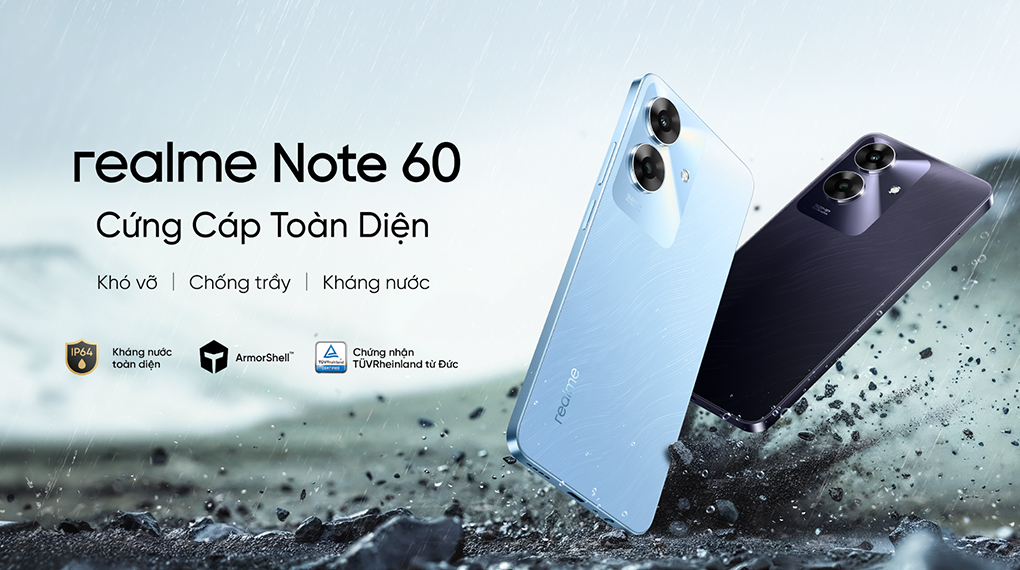realme Note 60 4GB/128GB - Thiết kế
